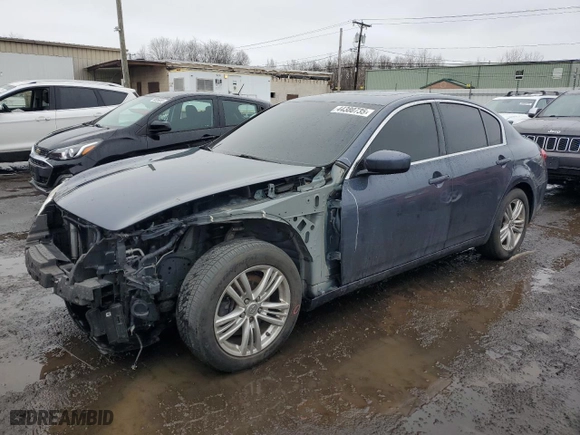 2010 Infiniti G37 Sedan x with VIN JN1CV6AR1AM455323, listed as a Copart auction lot 44380735 with NaN miles and Salvage Title. Bid and sale history available at carsss.com. Image 1.