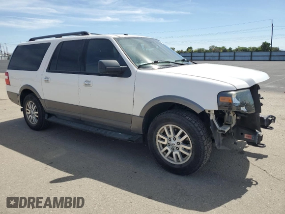 2011 Ford Expedition Max XLT with VIN 1FMJK1J57BEF18381, listed as a Copart auction lot 57161685 with 117,950 mi miles and Salvage title. Bid and sale history available at DreamBid. Image 4.