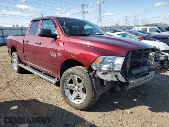 2016 Ram 1500 Express with VIN 1C6RR7FT0GS352508, listed as a Copart auction lot 50775085 with 97,657 mi miles and Salvage title. Bid and sale history available at DreamBid. Image 4.
