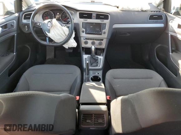 2017 Volkswagen Golf SportWagen S with VIN 3VWC17AU9HM511376, listed as a Copart auction lot 76780114 with 16,480 mi miles and Salvage Title. Bid and sale history available at carsss.com. Image 8.