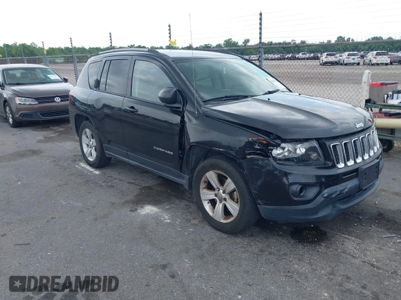 2017 Jeep Compass Sport SE with VIN 1C4NJCBA3HD146648, listed as a IAAI auction lot 42293004 with 161,896 mi miles and . Bid and sale history available at DreamBid. Image 1.
