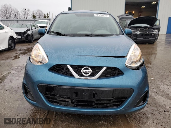 2017 Nissan Micra S with VIN 3N1CK3CP1HL241231, listed as a Copart auction lot 52914835 with 109,110 mi miles and Salvage Title. Bid and sale history available at DreamBid. Image 5.