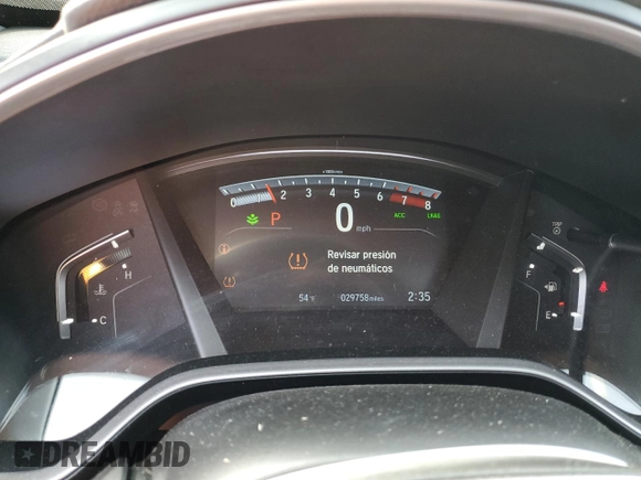 2021 Honda CR-V EX-L with VIN 7FARW2H81ME001360, listed as a Copart auction lot 48779075 with 29,758 mi miles and Salvage title. Bid and sale history available at DreamBid. Image 9.