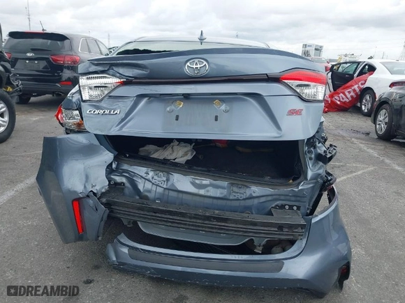 2021 Toyota Corolla SE with VIN JTDS4MCE8MJ065982, listed as a IAAI auction lot 41734972 with 59,039 mi miles. Bid and sale history available at carsss.com. Image 16.