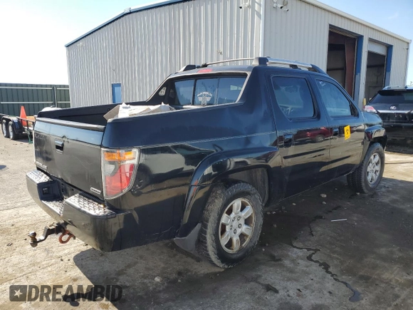 2006 Honda Ridgeline RTL with VIN 2HJYK16586H532201, listed as a Copart auction lot 53945235 with Not Provided miles and Clean Title. Bid and sale history available at DreamBid. Image 3.