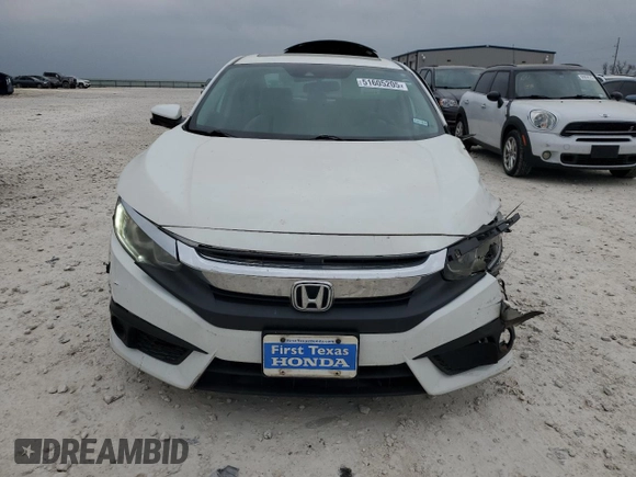 2016 Honda Civic Sedan EX with VIN 2HGFC2F88GH511795, listed as a Copart auction lot 51605205 with 124,450 mi miles and Clean Title. Bid and sale history available at carsss.com. Image 5.