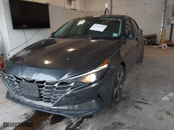 2021 Hyundai Elantra SEL with VIN 5NPLN4AG8MH029708, listed as a IAAI auction lot 41613231 with 68,802 mi miles. Bid and sale history available at carsss.com. Image 2.
