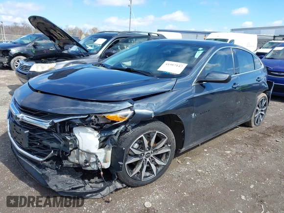2020 Chevrolet Malibu RS with VIN 1G1ZG5ST4LF150971, listed as a IAAI auction lot 41987147 with 100,935 mi miles and . Bid and sale history available at DreamBid. Image 17.