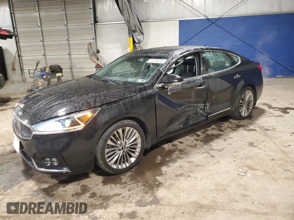 2018 Kia Cadenza Premium z VIN KNALC4J15J5097412, wystawiony jako Copart lot #57575575 z przebiegiem 51 598 mil mil oraz Szkoda całkowita • Salvage title. Historia ofert i sprzedaży dostępna na DreamBid. Obrazek 1.