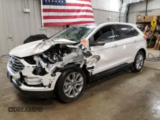 2019 Ford Edge Titanium z VIN 2FMPK3K95KBB13624, wystawiony jako Copart lot #56024575 z przebiegiem 56 887 mil mil oraz Szkoda całkowita • Salvage title. Historia ofert i sprzedaży dostępna na DreamBid. Obrazek 1.