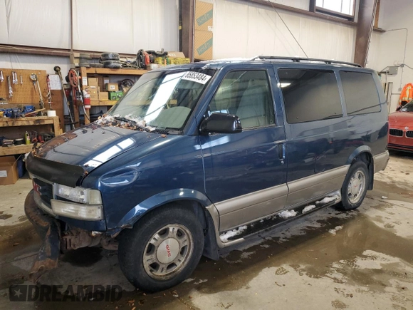2005 GMC Safari z VIN 1GKEL19X85B502046, wystawiony jako Copart lot #85853484 z przebiegiem 247 503 mil mil oraz Szkoda całkowita • Salvage title. Historia ofert i sprzedaży dostępna na DreamBid. Obrazek 1.