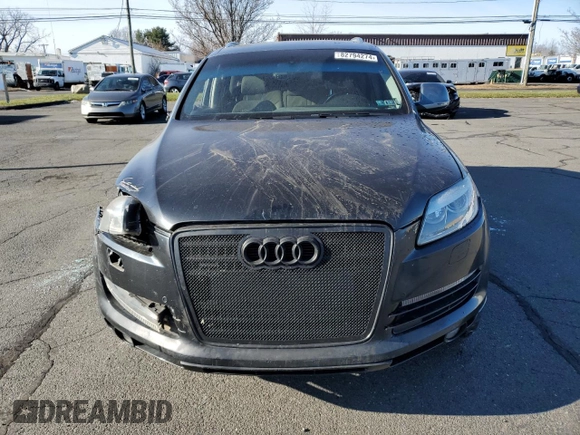 2007 Audi Q7 Premium with VIN WA1BV94L67D046626, listed as a Copart auction lot 82794274 with 196,023 mi miles and Salvage title. Bid and sale history available at DreamBid. Image 5.