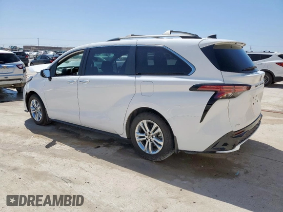 2023 Toyota Sienna XSE with VIN 5TDXSKFC2PS077885, listed as a Copart auction lot 49737895 with 56,881 mi miles and Salvage Title. Bid and sale history available at carsss.com. Image 2.