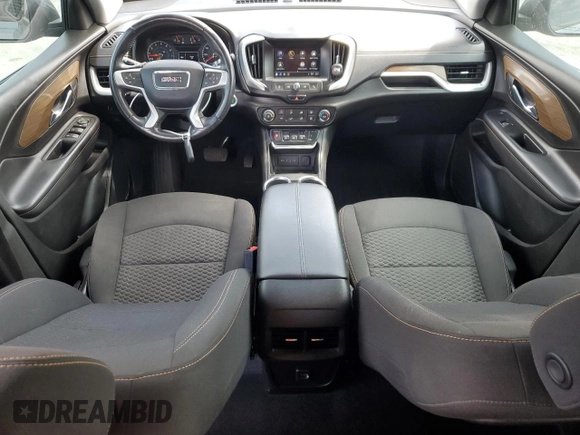 2018 GMC Terrain SLE with VIN 3GKALMEV5JL355116, listed as a Copart auction lot 50918495 with 98,080 mi miles and Salvage Title. Bid and sale history available at carsss.com. Image 8.