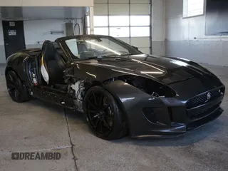 2014 Jaguar F-Type S z VIN SAJWA6GL6EMK07553, wystawiony jako Copart lot #58603475 z przebiegiem Nie podano mil oraz Szkoda całkowita • Salvage title. Historia ofert i sprzedaży dostępna na DreamBid. Obrazek 1.
