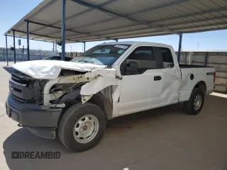 2019 Ford F-150 XL with VIN 1FTEX1EB8KKD27044, listed as a Copart auction lot 49573115 with 100,768 mi miles and Salvage Title. Bid and sale history available at carsss.com. Image 1.