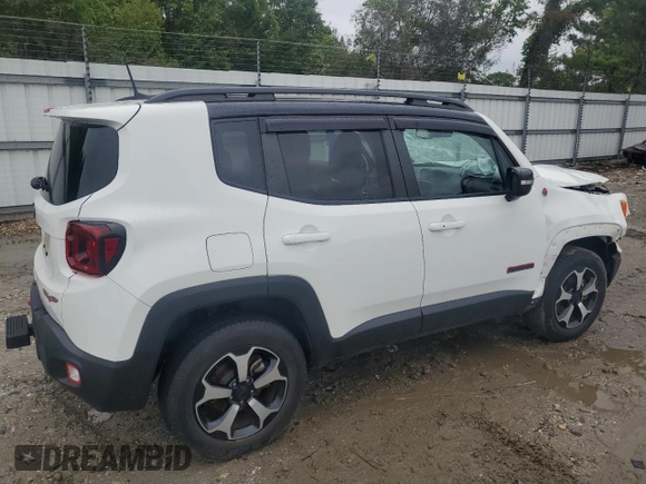 2021 Jeep Renegade Trailhawk с VIN ZACNJDC11MPM42734, выставлен на аукционе Copart как лот 55998325 с пробегом 29 070 миль миль и Списание • Salvage title. История ставок и продаж доступна на DreamBid. Изображение 3.