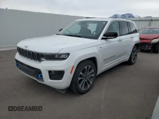 2022 Jeep Grand Cherokee Overland z VIN 1C4RJYD69N8716244, wystawiony jako Copart lot #43249375 z przebiegiem 21 240 mil mil oraz Szkoda całkowita • Salvage title. Historia ofert i sprzedaży dostępna na DreamBid. Obrazek 1.