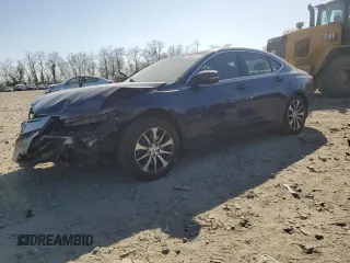 2016 Acura TLX Technology z VIN 19UUB1F58GA013721, wystawiony jako Copart lot #52343515 z przebiegiem Nie podano mil oraz Szkoda całkowita • Salvage title. Historia ofert i sprzedaży dostępna na DreamBid. Obrazek 1.