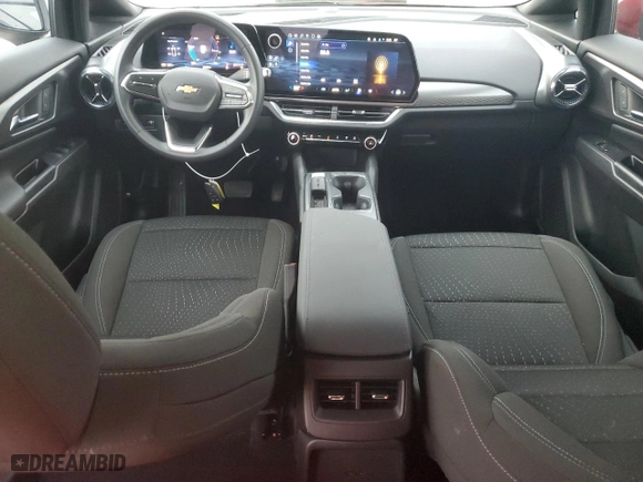 2025 Chevrolet Equinox EV LT with VIN 3GN7DLRP7SS121339, listed as a Copart auction lot 51258095 with 5,956 mi miles and Salvage Title. Bid and sale history available at carsss.com. Image 8.