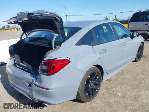 2023 Honda Civic Sedan Sport with VIN 2HGFE2F50PH526128, listed as a IAAI auction lot 42141341 with 19,119 mi miles. Bid and sale history available at carsss.com. Image 4.