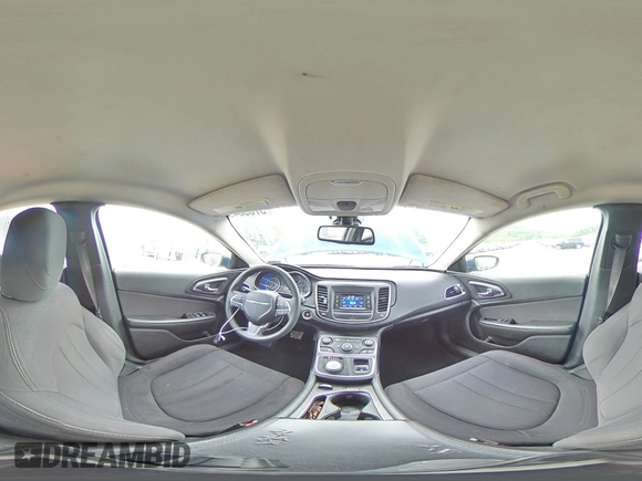 2015 Chrysler 200 Limited with VIN 1C3CCCAB9FN583805, listed as a Copart auction lot 57056495 with 132,445 mi miles and Salvage title. Bid and sale history available at DreamBid. Image 14.