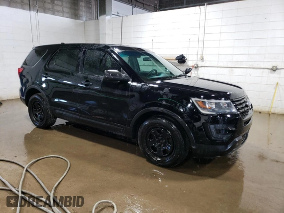 2016 Ford Utility Police Interceptor with VIN 1FM5K8AR9GGB96917, listed as a Copart auction lot 71740794 with 0 mi miles and Salvage Title. Bid and sale history available at carsss.com. Image 4.