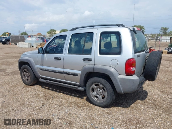 2004 Jeep Liberty Sport with VIN 1J4GK48K04W107472, listed as a IAAI auction lot 41897085 with 234,492 mi miles and . Bid and sale history available at DreamBid. Image 3.