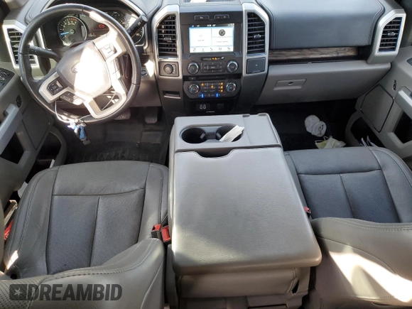 2018 Ford F-150 XL with VIN 1FTEW1EP0JKE59776, listed as a Copart auction lot 46845825 with 107,567 mi miles and Salvage Title. Bid and sale history available at carsss.com. Image 8.