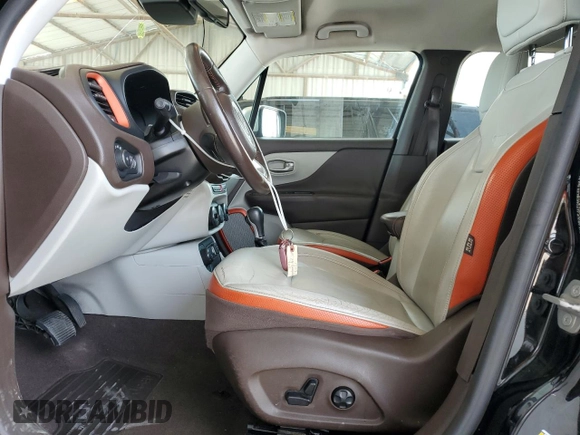 2015 Jeep Renegade Limited with VIN ZACCJBDT7FPB25249, listed as a Copart auction lot 59015645 with 101,602 mi miles and Salvage title. Bid and sale history available at DreamBid. Image 7.