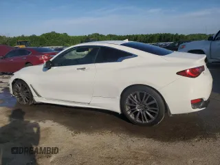 2017 Infiniti Q60 Sport with VIN JN1EV7EK5HM362892, listed as a Copart auction lot 54776955 with 110,430 mi miles and Salvage Title. Bid and sale history available at DreamBid. Image 2.
