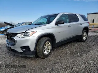 2018 Chevrolet Traverse LS with VIN 1GNERLKW6JJ139681, listed as a Copart auction lot 42945515 with 154,303 mi miles and Salvage Title. Bid and sale history available at carsss.com. Image 1.