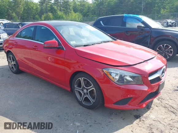 2014 Mercedes-Benz CLA 250 with VIN WDDSJ4GB4EN130447, listed as a IAAI auction lot 42436275 with 96,477 mi miles and . Bid and sale history available at DreamBid. Image 1.