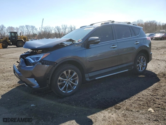 2018 Toyota RAV4 Limited with VIN JTMDFREV9JJ723169, listed as a Copart auction lot 51446425 with 83,593 mi miles and Salvage Title. Bid and sale history available at carsss.com. Image 1.