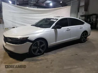 2024 Honda Accord Sport с VIN 1HGCY2F56RA075427, выставлен на аукционе Copart как лот 49964515 с пробегом 4 277 миль миль и Списание • Salvage title. История ставок и продаж доступна на DreamBid. Изображение 1.