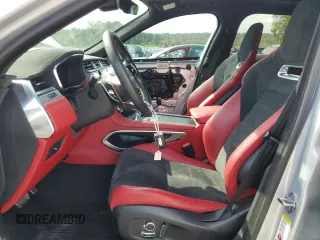 2023 Jaguar F-Pace SVR with VIN SADCZ2EE9PA708761, listed as a Copart auction lot 69895114 with 20,217 mi miles and Salvage Title. Bid and sale history available at DreamBid. Image 7.