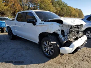 2023 Chevrolet Silverado 1500 LT with VIN 1GCUDDE87PZ112814, listed as a Copart auction lot 79631104 with 48,390 mi miles and Non Repairable. Bid and sale history available at carsss.com. Image 4.