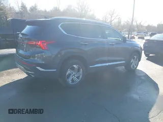 2021 Hyundai Santa Fe SEL with VIN 5NMS6DAJ1MH342715, listed as a IAAI auction lot 41601040 with 33,548 mi miles. Bid and sale history available at carsss.com. Image 4.