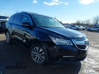 2015 Acura MDX Tech Pkg with VIN 5FRYD4H48FB026490, listed as a IAAI auction lot 41791560 with 190,000 mi miles. Bid and sale history available at carsss.com. Image 1.