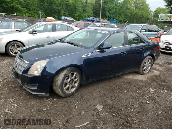 2008 Cadillac CTS AWD with VIN 1G6DP57V180126913, listed as a Copart auction lot 55455375 with 144,420 mi miles and Salvage Title. Bid and sale history available at DreamBid. Image 1.