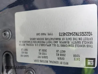2009 Pontiac G6 1SA z VIN 1G2ZG57N294224673, wystawiony jako IAAI lot #41726879 z przebiegiem 104 205 mil mil oraz . Historia ofert i sprzedaży dostępna na DreamBid. Obrazek 9.