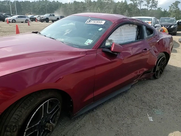 2019 Ford Mustang EcoBoost with VIN 1FA6P8TH0K5173812, listed as a Copart auction lot 57792855 with 84,238 mi miles and Salvage title. Bid and sale history available at DreamBid. Image 13.
