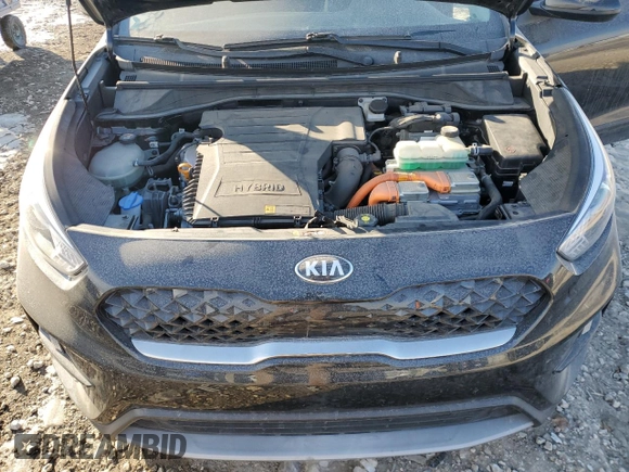 2020 Kia Niro LX with VIN KNDCB3LCXL5424744, listed as a Copart auction lot 42108875 with 32,808 mi miles and Salvage Title. Bid and sale history available at DreamBid. Image 13.