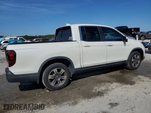 2019 Honda Ridgeline RTL-T with VIN 5FPYK2F62KB002624, listed as a Copart auction lot 50142765 with 62,947 mi miles and Salvage title. Bid and sale history available at DreamBid. Image 3.
