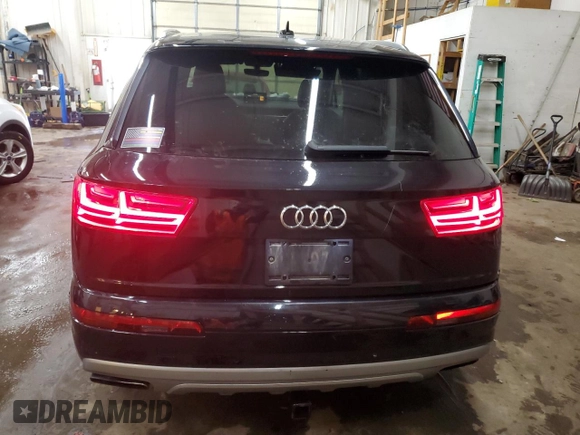 2017 Audi Q7 Premium with VIN WA1AAAF78HD021043, listed as a Copart auction lot 48114225 with 84,879 mi miles and Salvage title. Bid and sale history available at DreamBid. Image 6.