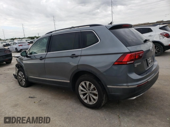 2018 Volkswagen Tiguan SEL with VIN 3VV3B7AX7JM005708, listed as a Copart auction lot 56431835 with 53,957 mi miles and Salvage title. Bid and sale history available at DreamBid. Image 2.