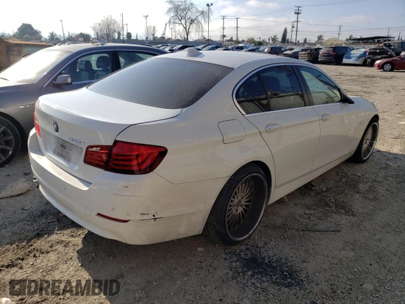 2012 BMW 5 Series 528i z VIN WBAXG5C5XCDY30087, wystawiony jako Copart lot #50729165 z przebiegiem Nie podano mil oraz Czysty tytuł • Clean title. Historia ofert i sprzedaży dostępna na DreamBid. Obrazek 3.