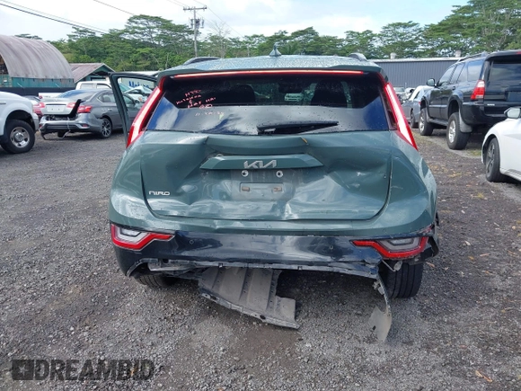 2023 Kia Niro Wave with VIN KNDCT3L17P5018213, listed as a IAAI auction lot 41080512 with 46,819 mi miles and . Bid and sale history available at DreamBid. Image 16.