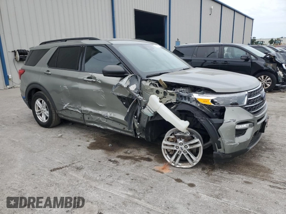 2020 Ford Explorer XLT z VIN 1FMSK7DHXLGA34935, wystawiony jako Copart lot #58193815 z przebiegiem 23 031 mil mil oraz Szkoda całkowita • Salvage title. Historia ofert i sprzedaży dostępna na DreamBid. Obrazek 4.