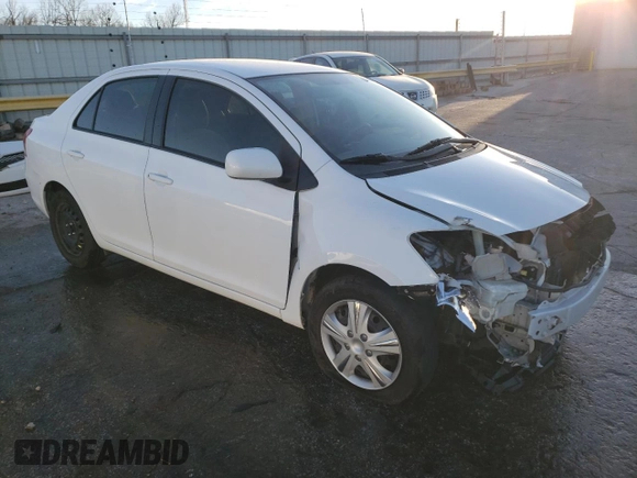 2012 Toyota Yaris with VIN JTDBT4K32CL018436, listed as a Copart auction lot 83844944 with 142,288 mi miles and Salvage Title. Bid and sale history available at carsss.com. Image 4.